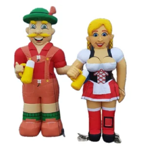 Abraham en Sarah Jubileum huwelijk 50 jaar getrouwd poppen huren tuin